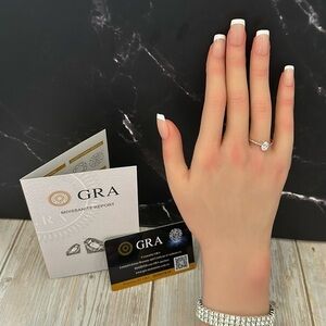 New Moissanite oval 1CT wedding engagement promise  engagement sparkle ring